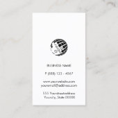 Web Designer IT Computer Visitenkarte (Rückseite)