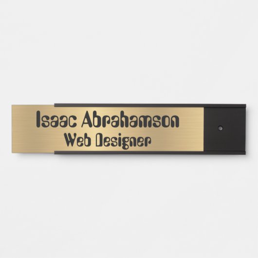 Web Designer IT Office-Türsignaturen für das IT-Bü Türschild (Vorderseite )