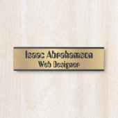 Web Designer IT Office-Türsignaturen für das IT-Bü Türschild (Vorderseite )