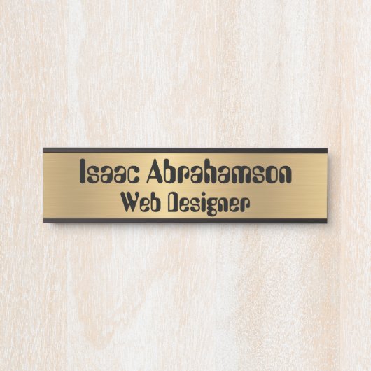 Web Designer IT Office-Türsignaturen für das IT-Bü Türschild (Vorderseite )