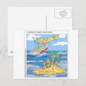 Web-Designer Terror Kreuzfahrt Schiff Funny Gesche Postkarte (Vorne/Hinten)