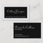 Web-Designer Visitenkarte (Vorne/Hinten)