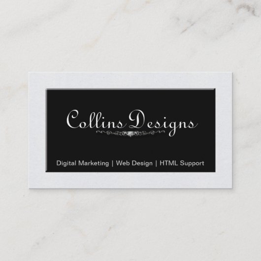 Web-Designer Visitenkarte (Vorderseite)