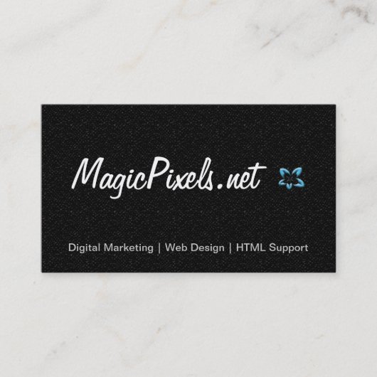 Web-Designer Visitenkarte (Vorderseite)