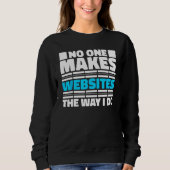 Web Dev Coding  Programmer Websites Web Developer Sweatshirt (Vorderseite)
