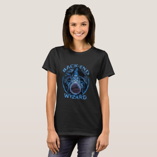 Web Developer Coding Back-End-Entwickler-Assistent T-Shirt (Vorne ganz)