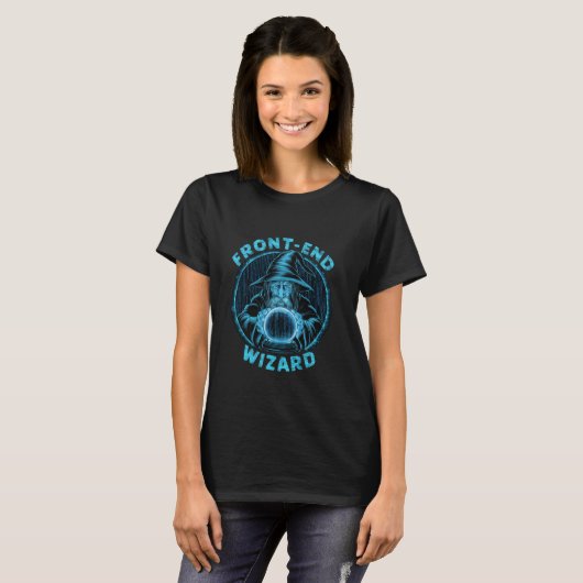 Web Developer Coding Frontend-Entwickler-Assistent T-Shirt (Vorne ganz)