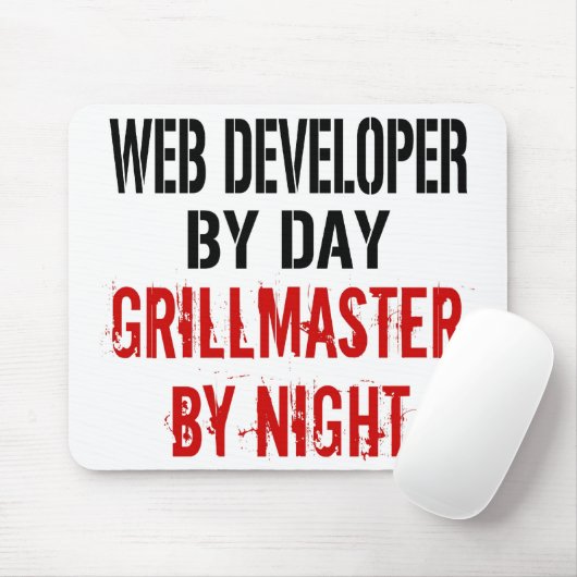 Web Developer Grillmaster Mousepad (Mit Mouse)