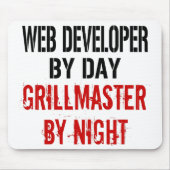 Web Developer Grillmaster Mousepad (Vorne)