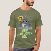 Web Developer IRL – 404 Chill Not Found T-Shirt (Vorderseite)