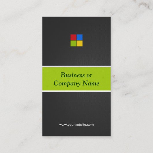 Web Developer - Premium Creative Colorful Visitenkarte (Rückseite)