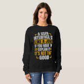 Web Developer Software Website-Programmierer Coder Sweatshirt (Vorne ganz)