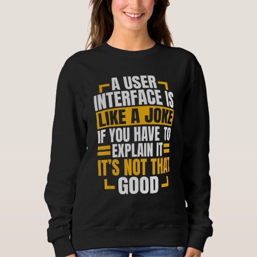Web Developer Software Website-Programmierer Coder Sweatshirt (Vorderseite)
