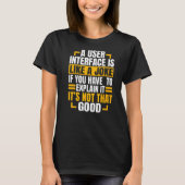 Web Developer Software Website-Programmierer Coder T-Shirt (Vorderseite)
