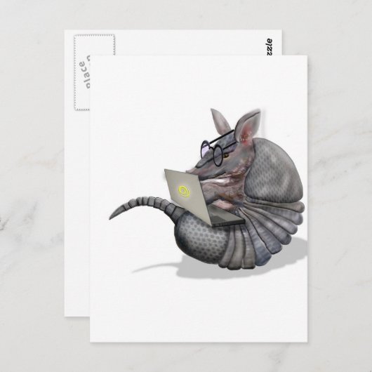 web dillo postkarte (Vorne/Hinten)