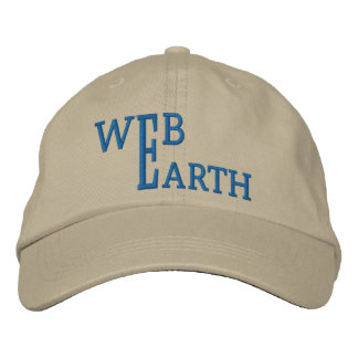 Web Earth Bestickte Baseballkappe