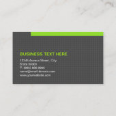 Web-Entwickler - Einfachheit des QR-Codes Visitenkarte (Rückseite)