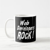 Web-Entwickler-Felsen! Tasse (Links)