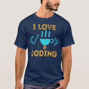 Web-Entwickler für Kaffee und HTML-Code T-Shirt