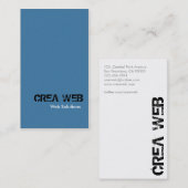 Web-Entwickler - Visitenkarten Visitenkarte (Vorne/Hinten)
