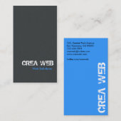 Web-Entwickler - Visitenkarten Visitenkarte (Vorne/Hinten)