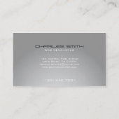 Web-Entwickler - Visitenkarten Visitenkarte (Rückseite)