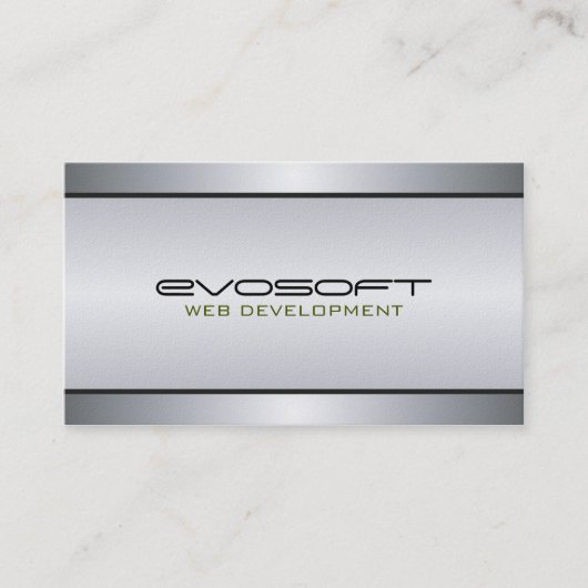 Web-Entwickler - Visitenkarten Visitenkarte (Vorderseite)