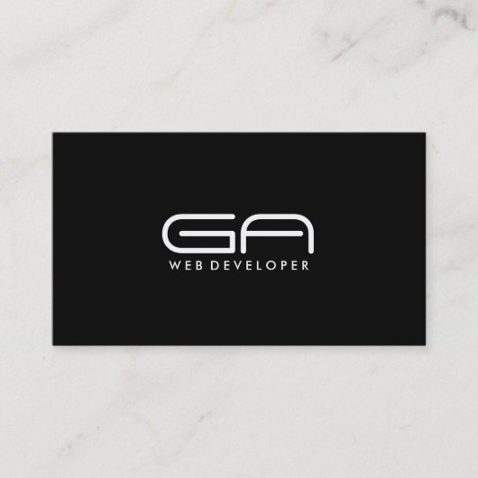 Web-Entwickler - Visitenkarten Visitenkarte (Vorderseite)