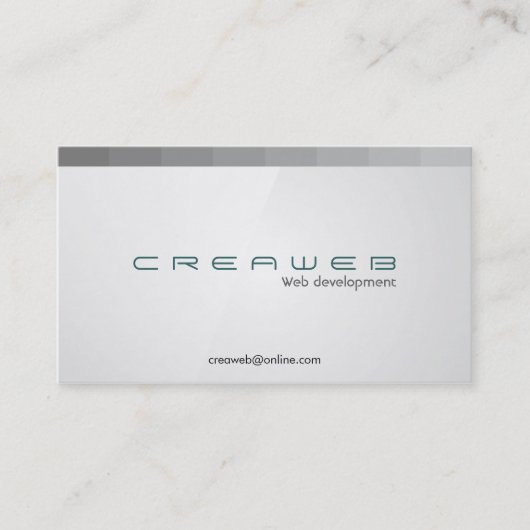 Web-Entwickler - Visitenkarten Visitenkarte (Vorderseite)