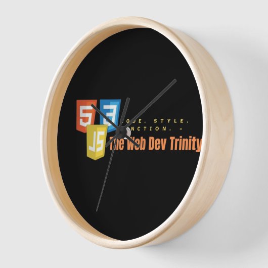 Web-Entwicklungs-Dreifaltigkeit - Code, Stil, Funk Uhr (Winkel)