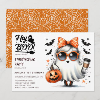 Web | Ghost Bats | Halloween-Einladungen Einladung