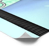 Web Head Moderne industrielle Kunst Poster (Ecke)