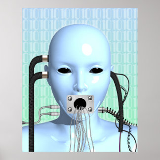 Web Head Moderne industrielle Kunst Poster