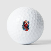 Web Hero Burst – Comic-Stil Golfball (Vorderseite)