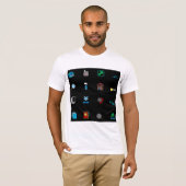 Web Icons Mens T - Shirt (Vorne ganz)