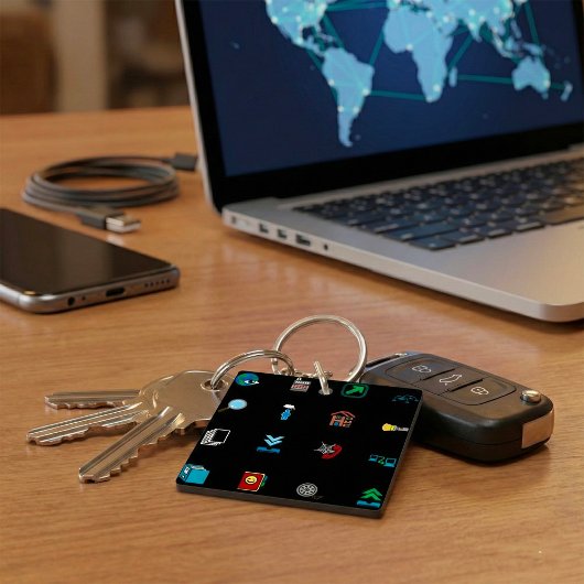 Web Icons Schlüsselanhänger