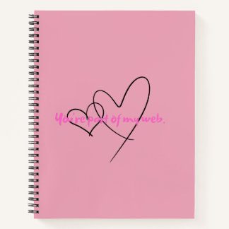 Web In - Kunst Versteckte Kraft Notizblock