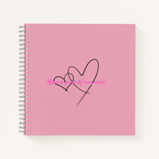 Web In - Kunst Versteckte Kraft Notizblock