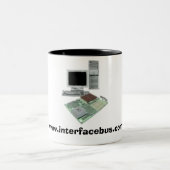 Web_Index_PC_Motherboard, www.interfacebus.com Zweifarbige Tasse (Mittel)