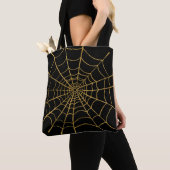 Web mit Gold und Black Spider Tasche (Von Nahem)