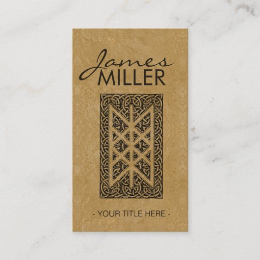 Web of Wyrd - Die Schicksalsmatrix Visitenkarte (Vorderseite)