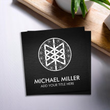 Web of Wyrd in Blume of Life Business Card