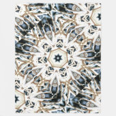 Web-Schnee Fleecedecke (Vorderseite)