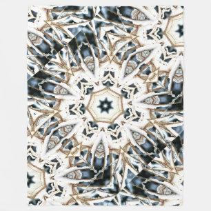 Web-Schnee Fleecedecke