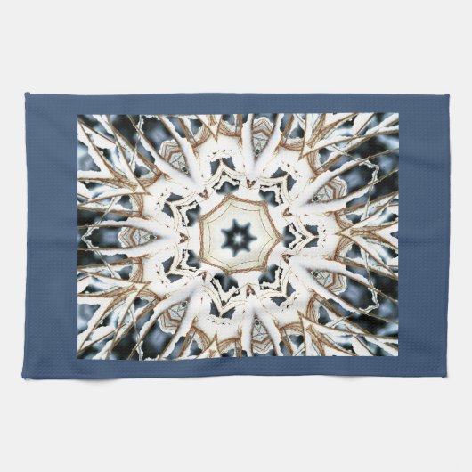 Web-Schnee Geschirrtuch (Horizontal)