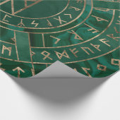 Web-Site von Wyrd - Malachite, Leather und Gold Geschenkpapier (Ecke)