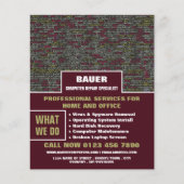 Web-Skript, Computerreparaturspezialwerbung Flyer (Vorne)