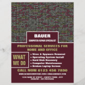 Web-Skript, Computerreparaturspezialwerbung Flyer (Vorne)