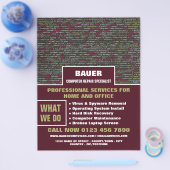 Web-Skript, Computerreparaturspezialwerbung Flyer (Einzeln)