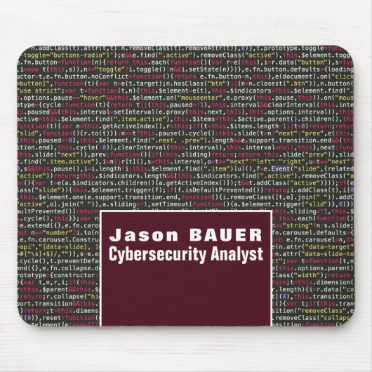 Web-Skript, Informationstechnologie, Computer Mousepad (Vorne)